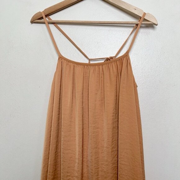 Oak + Fort Womens Medium Orange Slip Dress - Picture 2 of 11